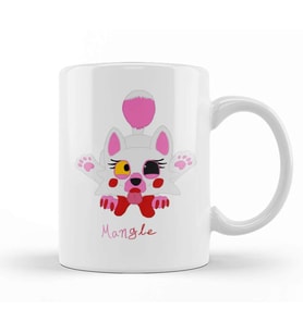 Lil' Mangle Fnaf Kupa Bardak Porselen