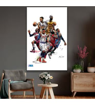 NBA Oyuncuları Kanvas Tablo