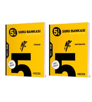 HIZ YAYINLARI 5. SINIF TÜRKÇE + MATEMATİK SORU BANKASI