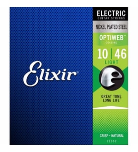 Elixir 19052 Optiweb Light Elektro Gitar Teli (10-46)