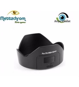 Mettzchrom PH-RBA LENS HOOD PARASOLEY PENTAX 18-55 Lens uyumlu PH RBA