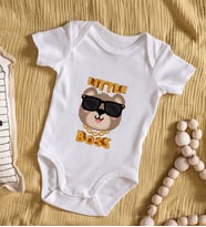 BK Kids Little Boss Tasarımlı Bebek Body Zıbın - Model 3