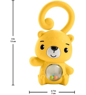 Fisher Price Eğlenceli Dostlar Hjw11 - Çıngıraklı Leopar (Krem)
