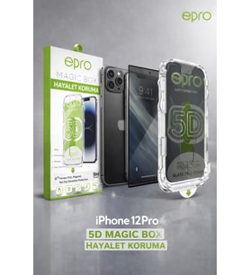 Epro iPhone 12 Pro 5D Magic Box Hayalet Ekran Koruyucu