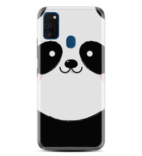 Samsung M21 M22 M23 M30 M31S M32 Kılıf Desenli Silikon Sevimli Panda 1794