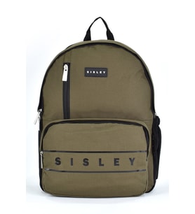Sisley Okul Sırt Çantası Unisex Çok Gözlü Günlük Seyahat Sırt Çantası Haki 12919