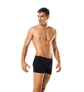 3 adet Tutku Likralı Erkek Siyah Boxer 0114