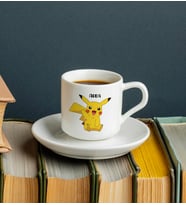 Pikachu Tasarımlı Türk Kahvesi Fincanı Kişiye Özel