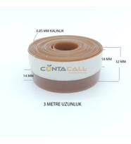 3M Kahve Rüzgar Geçirmez Kapı Sızdırmazlık Şeridi Cam Kapi Pencere Bantı 3 Metre