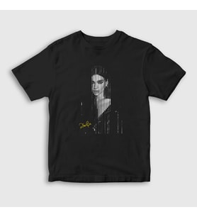 Presmono Unisex Çocuk Siyah Poster Dua Lipa T-Shirt 325729tt