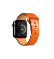 Apple Watch 38mm Kr415 Luaz Deri Kordon (saat Değildir) - Turuncu