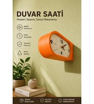 Çift Taraflı Duvar Saati Modern Tasarım Dekoratif Sessiz Mekanizma Salon Ofis Saat