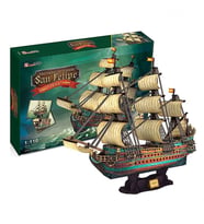 Nessiworld The Spanish Armada San Felipe 3D Puzzle