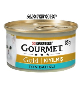 Purina Gourmet Gold Kıyılmış Ton Balıklı Kedi Yaş Mama 85 gr x 24 Adet