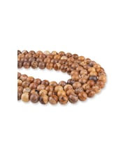 8 MM Jasper Doğal Taş Dizi (Kahverengi)