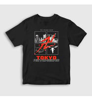 Presmono Unisex Çocuk Siyah Symbol Anime Tokyo Revengers T-Shirt 241332tt
