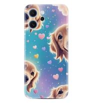 Oppo Reno 14F Kılıf Boutique Baskılı Resimli Kalp ve Köpek Pcode -034