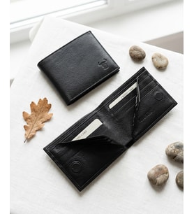 %100 Hakiki Deri Mıknatıs Kapamalı Klasik Orta Boy Erkek Cüzdan 11*9 cm