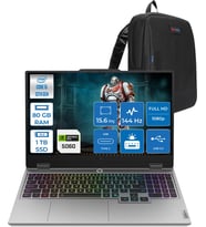 Lenovo Loq 15IRX10 Intel Core I5 13450HX 80GB Ddr5 1tb SSD RTX5060 8gb 100W Freedos 15.6" Fhd (1920X1080) IPS 300NITS 144Hz %100 Srgb Taşınabilir Bilgisayar 83JE00ENTRF38 + Zetta Çanta