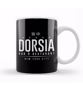 Dorsia Bar And Resturant American Psycho Kupa Bardak Porselen