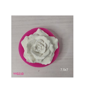 YY0210 Açmış Gül Silikon Kalıp