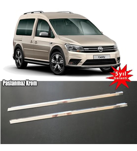 Volkswagen Caddy Cam Çıtası Kromu Nikelajı 2015 Sonrası