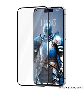 Joyroom İphone 15 Pro Uyumlu Gerçek Corning Gorilla Glass Cam Ekran Koruyucu