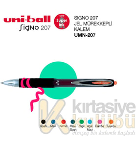 Uni-ball Signo 207 1 mm Mekanik Jel Kalem UMN-207(10)