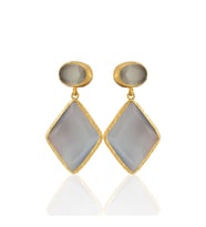 Kadir Jewellery 22 Ayar Altın Kaplama Kadın Sallantılı Küpe -El İşçiliği Ve Hipoalerjenik Küpe