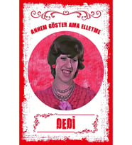 Annem Göster Ama Elletme Dedi Yeşilcam Nostalji Retro Ahşap Poster