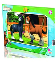 KS Games 24 Parça Kız ve Erkek Çocuk TRT Doru Frame Puzzle - 3 Yaş Üzeri - DORU704