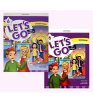 Let's Go: Level 6: Student Book + Workbook with Downloadable Audios