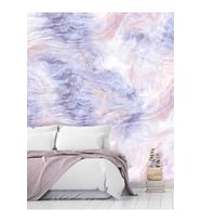 Dreamwall Modern Mermer Desenli Silinebilir Tekstil Duvar Kağıdı (Çok Renkli)