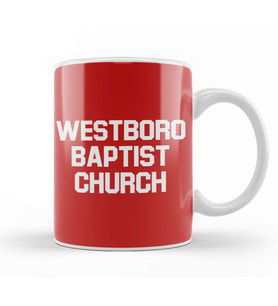 Louis Theroux Westboro Baptist Church Kupa Bardak Porselen