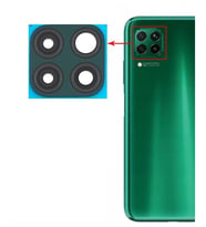 Huawei P40 Lite Kamera Lensi Camı JNY-L21A JNY-L01A JNY-L21B JNY-L22A JNY-L02A (Yeşil)