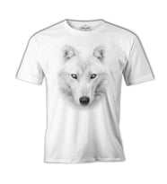 In White - Kurt Beyaz Erkek Tshirt