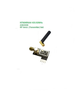 433.92MHz ASK/OOK RF Verici Seti (NTX04RNA4-SET)