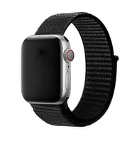 Apple Watch 40mm Uyumlu Kordon Hasır Örgü Cırt Cırtlı Terletmeyen Zore KRD-03 Kumaş Kayış