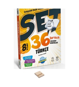 LGS 8. Sınıf Türkçe 36 Haftalık Denemeler ve Telefon Standı
