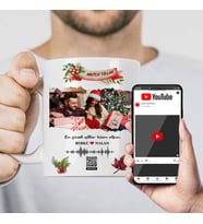 Kişiye Özel Eşe Yılbaşı Hediyesi Ses İzi Kupa Bardak