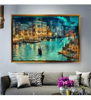 Altın Çerçeveli dekoratif tablo l1546 (Gold)