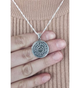 Nazar Duası Kıtmir 925 Ayar Gümüş Kolye