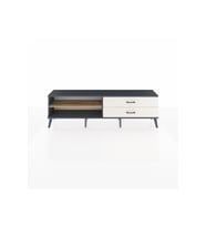 Arges TV Ünitesi Tek Raflı 2 Çekmeceli  176x30x51 Antrasit-Çam/Aytaşı