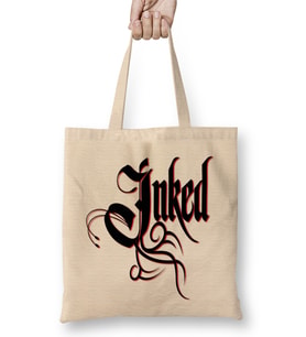 Inked Aesthetic Tattooed Tattoo Lovers & Artists Bez Çanta Uzun Saplı