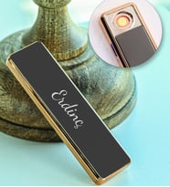 Kişiye Özel Elektronik Alevsiz USB Şarjlı Çakmak