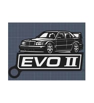 🏁 Mercedes 190E EVO Tasarımlı Anahtarlık – Efsanevi Spor Otomobil Şıklığı