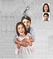 Kişiye Özel Sevgili Ahşap Anahtarlık-45
