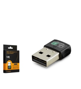 Bluetooth Dongle Pc Usb + Wıreless Adaptör 2.4G Siyah LV-UW06BT