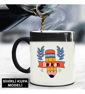 Öğretmenlere Özel Kupa Sihirli (Beyaz)