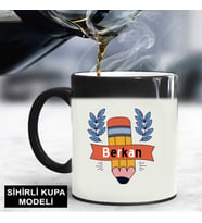 Öğretmenlere Özel Kupa Sihirli (Beyaz)